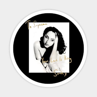 Sade Adu Diamond Life Vintage Singer Retro Tour Concert Magnet